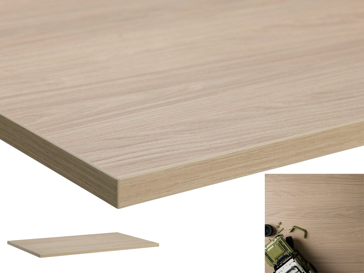 Lavoro Rectangular Desk Tops - 600mm Deep Desktops - 25mm Thick
