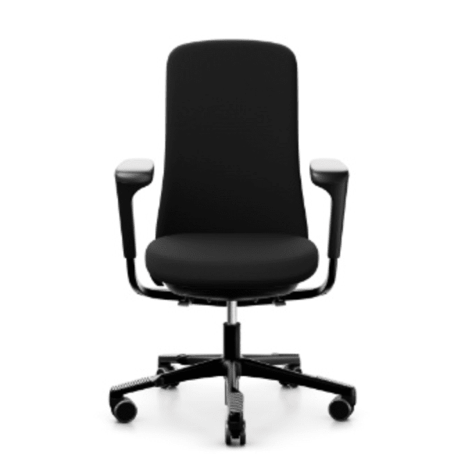HÅG Sofi - Black Upholstered High Back Taskchair - e-furniture