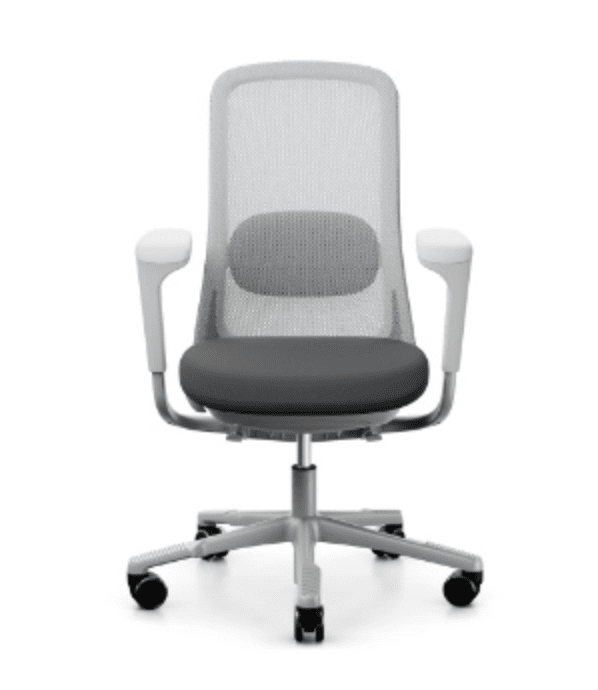 HÅG Sofi - Silver/Grey Upholstered High Back Taskchair - e-furniture