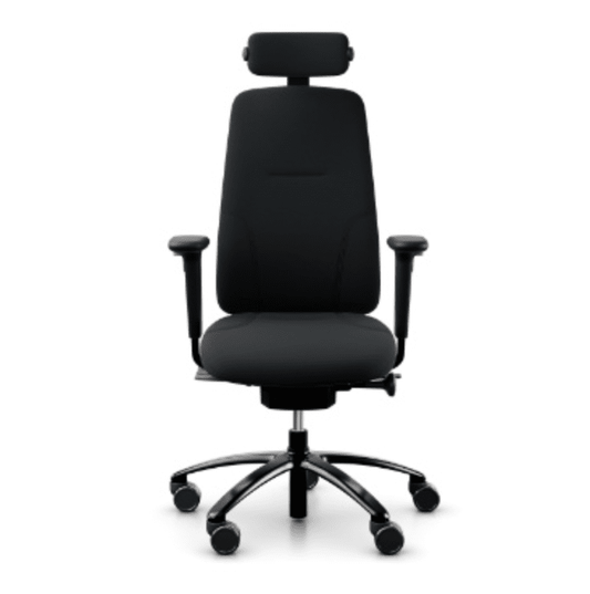 RH Logic 220 High Back Taskchair - Coccyx - Black Accessories RH Black