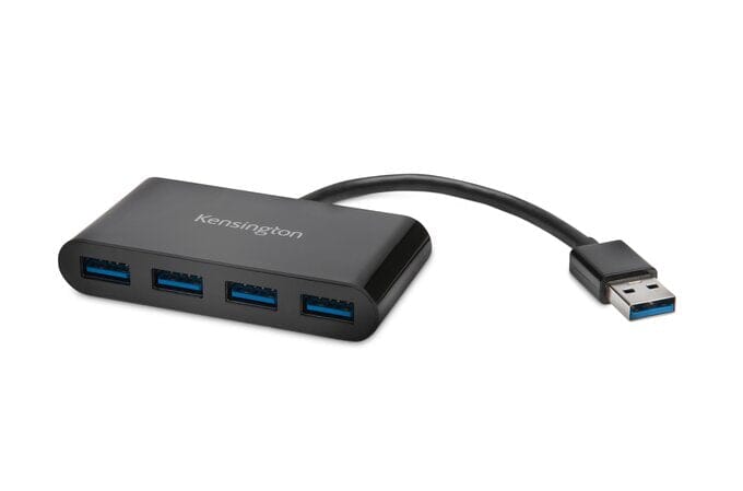 KENSINGTON UH4000 USB 3.0 4-Port Hub for Windows and Mac Accessories Acco UK Ltd