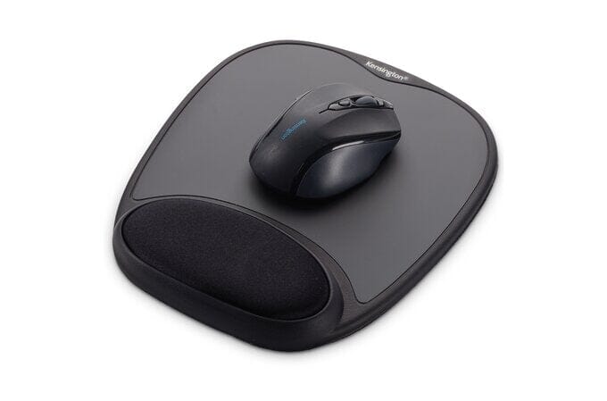 KENSINGTON Comfort Gel Mouse Pad — Black Accessories Acco UK Ltd