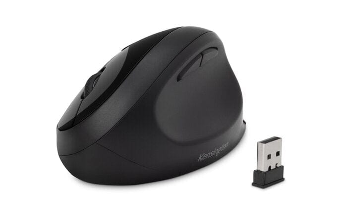 KENSINGTON Pro Fit® Ergo Wireless Mouse—Black Accessories Acco UK Ltd