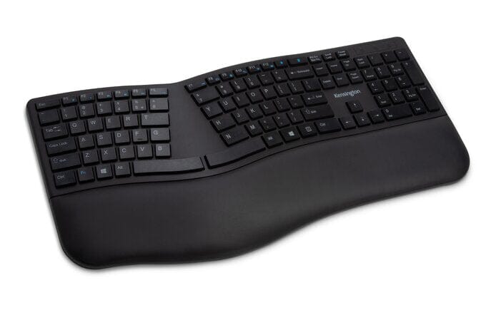 KENSINGTON Pro Fit® Ergo Wireless Keyboard (Black) Accessories Acco UK Ltd