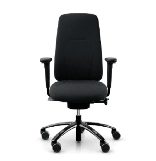RH Logic 220 High Back Taskchair - Without Headrest - Black Accessories RH Black