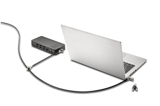 KENSINGTON Universal 3-in-1 Keyed Cable Lock with Twin Lockheads Accessories Acco UK Ltd