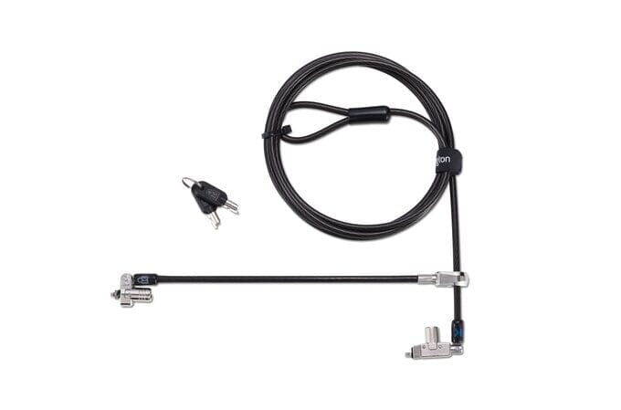 KENSINGTON Slim N17 2.0 Keyed Dual Head Laptop Lock for Wedge-Shaped Slots Accessories Acco UK Ltd