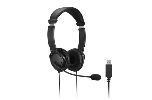 KENSINGTON Classic Headset with Mic and Volume Control Accessories Acco UK Ltd