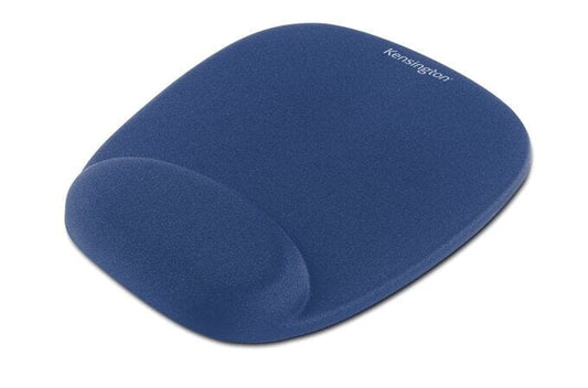 KENSINGTON Foam Mousepad with Integral Wrist Rest Accessories Acco UK Ltd Blue
