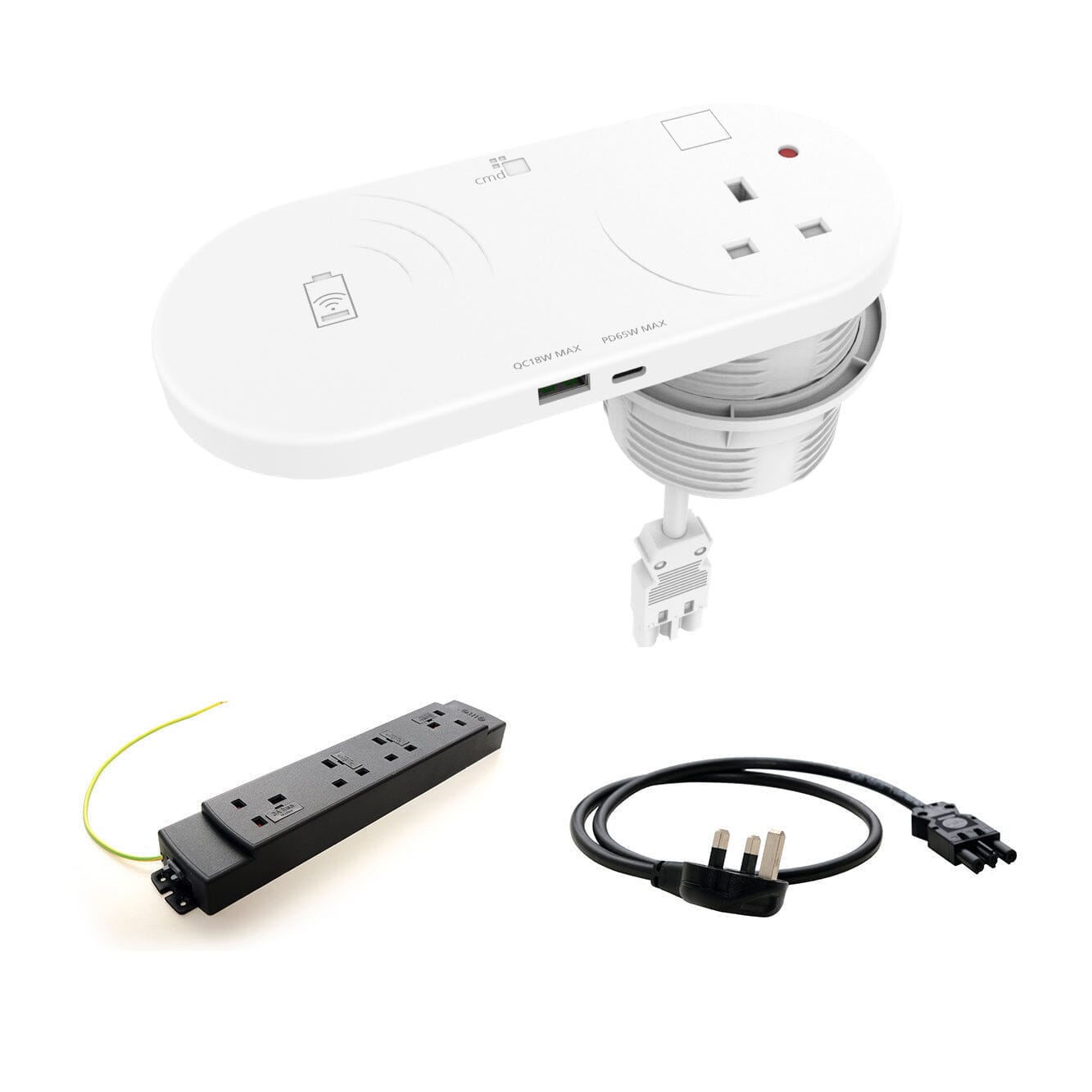 Homeworker Product Bundle 3 Accessories CMD White