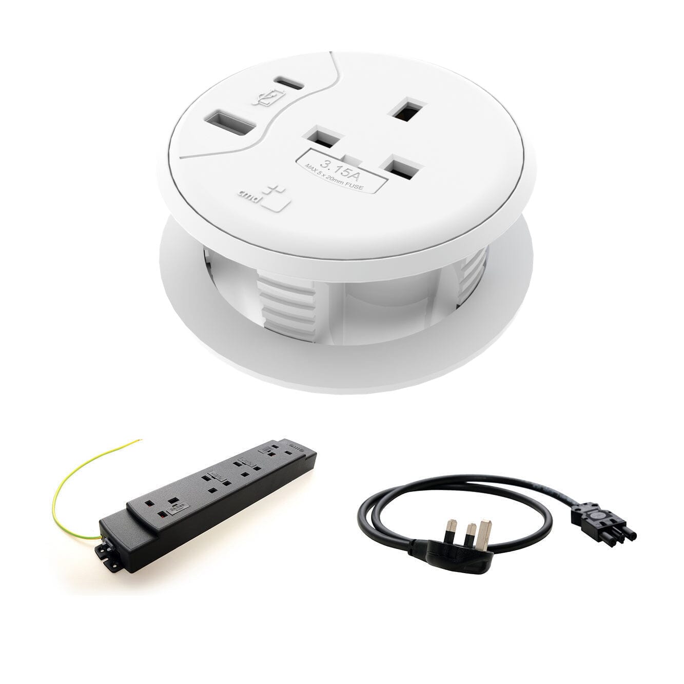 Homeworker Product Bundle 5 Accessories CMD White