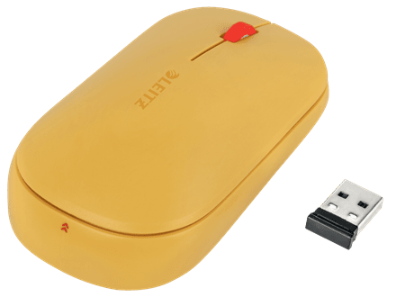 Leitz Cosy Wireless Mouse Accessories Acco UK Ltd Warm Yellow