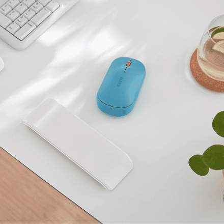 Leitz Adjustable Mouse Wrist Rest Light Grey Accessories Acco UK Ltd