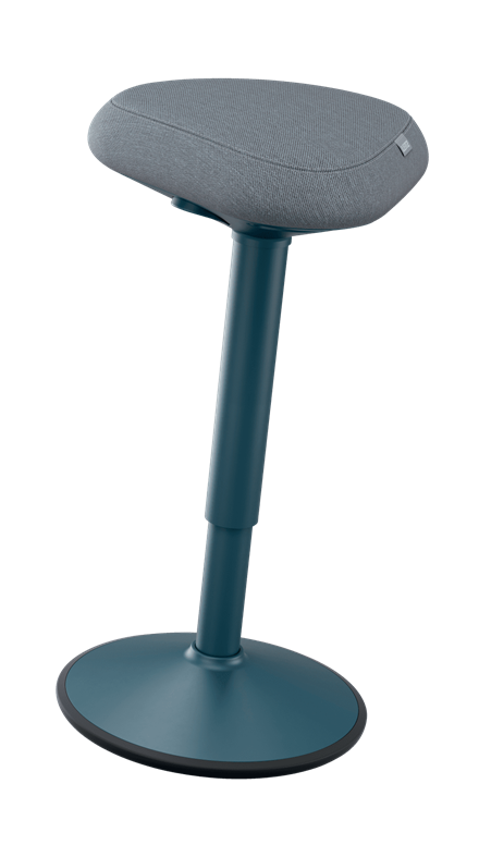 Leitz Ergo Active Standing Stool with Comfort Seat Accessories Acco UK Ltd Dark Grey