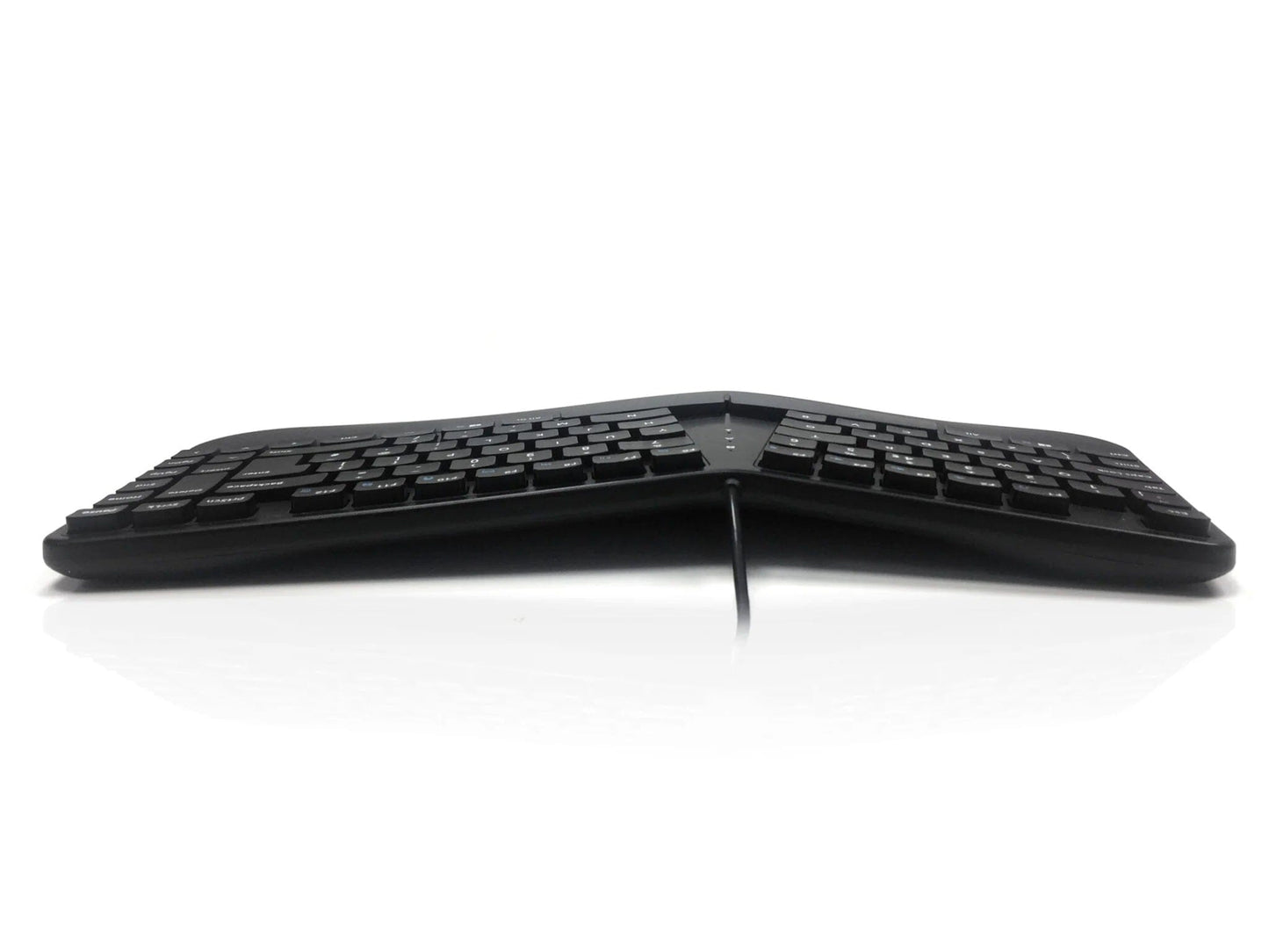 Accuratus Contour - USB Sculptured Ergonomic Split Key Multimedia Keyboard with Reverse Tilt & Trackball Accessories Accuratus