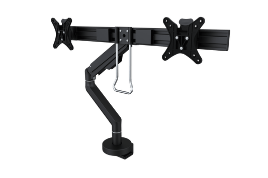 Reach Plus Double Monitor Arm Accessories CMD Black