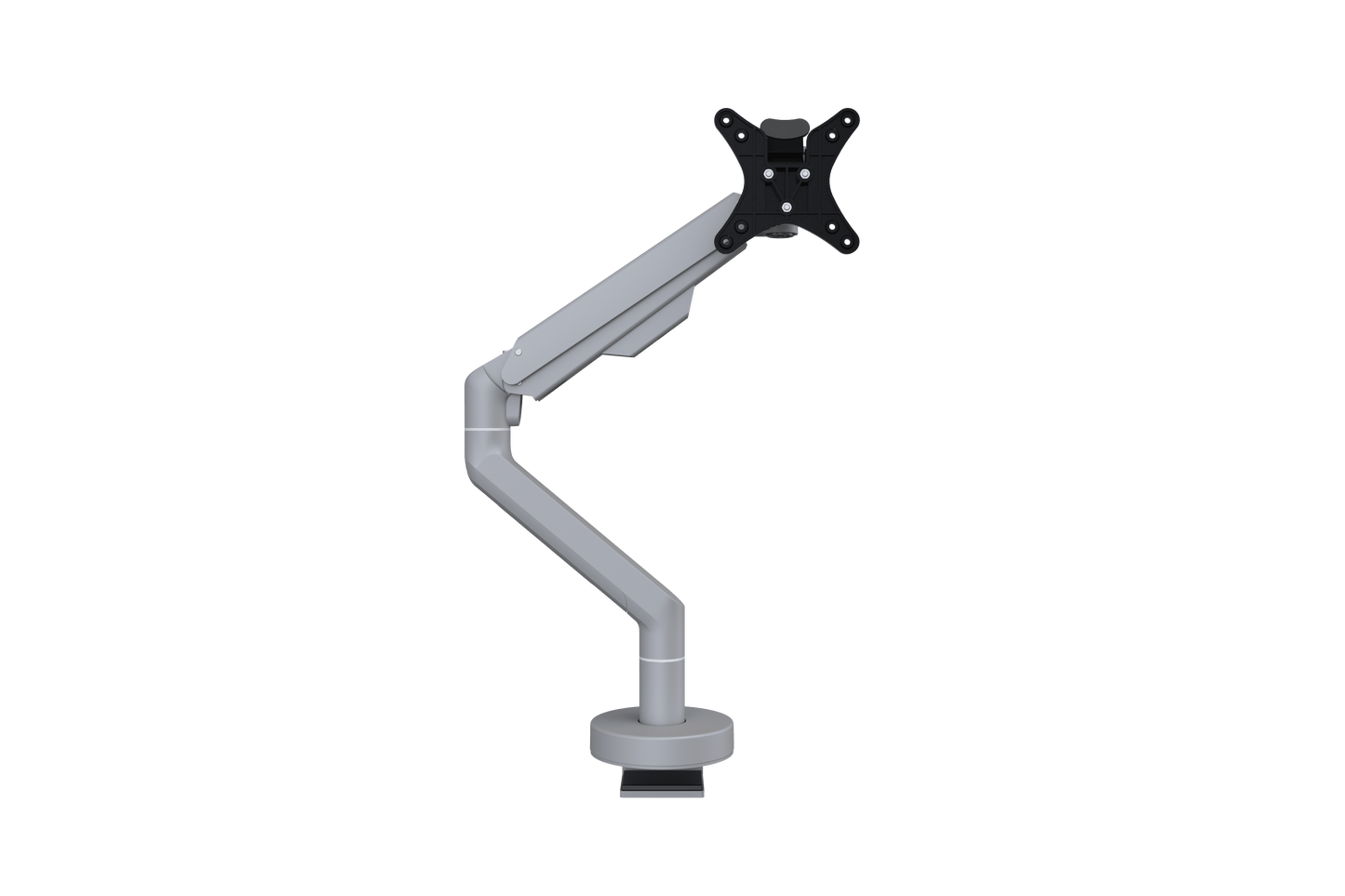 Reach Plus Single Monitor Arm Accessories CMD Silver