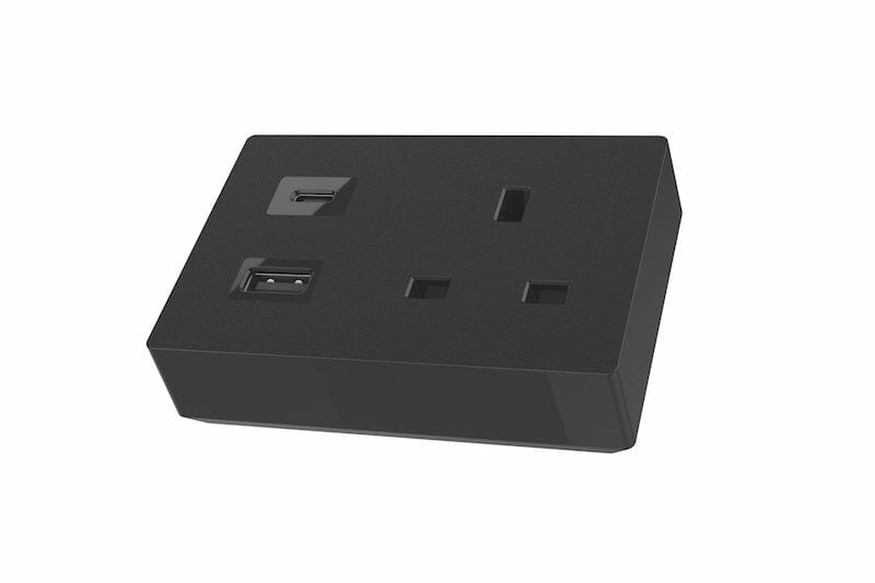 Sourcetec Nano with 1 Power and Dual Fast Charge USB A+C. Accessories Sourcetec Black