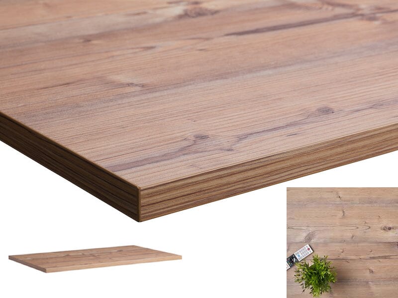 Lavoro Rectangular Desk Tops - 600mm Deep Desktops - 25mm Thick
