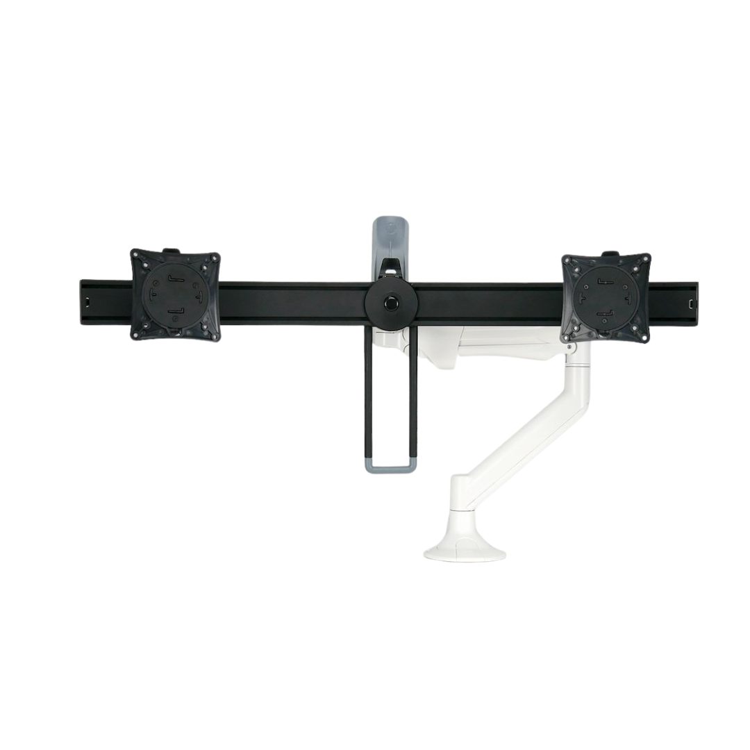 Metalicon Levo Gas Lift Monitor Arm for Single Screen with Twin Rail Converter Bar