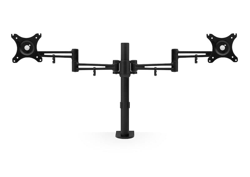 Sourcetec Zed Double Monitor Arm Accessories Sourcetec Black