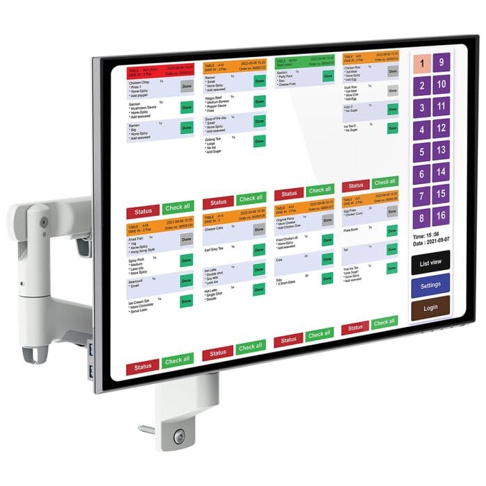 Atdec Single White Wall Mount Accessories Atdec