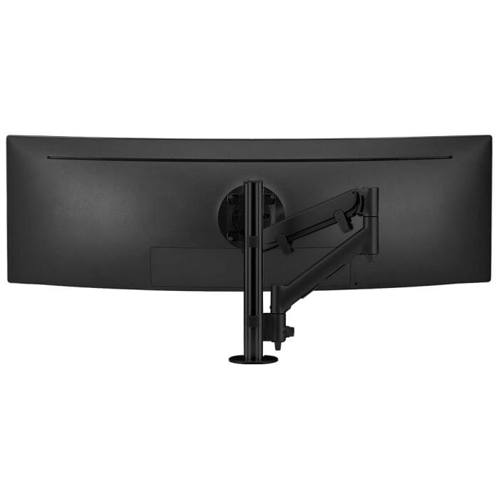 Atdec Heavy Duty Dynamic Arm on Post Accessories Atdec Black Heavy Duty F Clamp