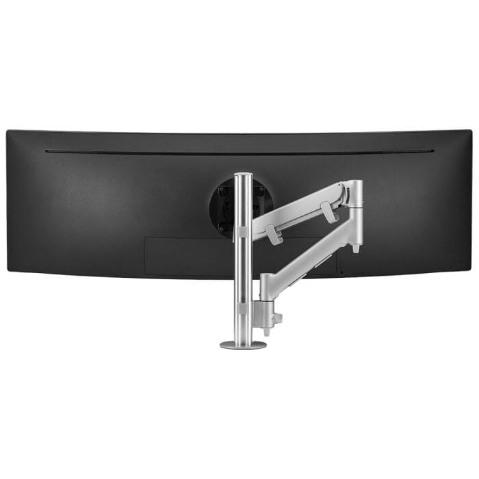 Atdec Heavy Duty Dynamic Arm on Post Accessories Atdec Silver Heavy Duty F Clamp