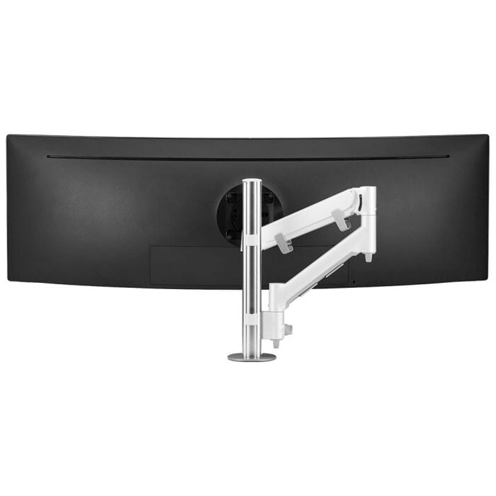 Atdec Heavy Duty Dynamic Arm on Post Accessories Atdec White Heavy Duty F Clamp