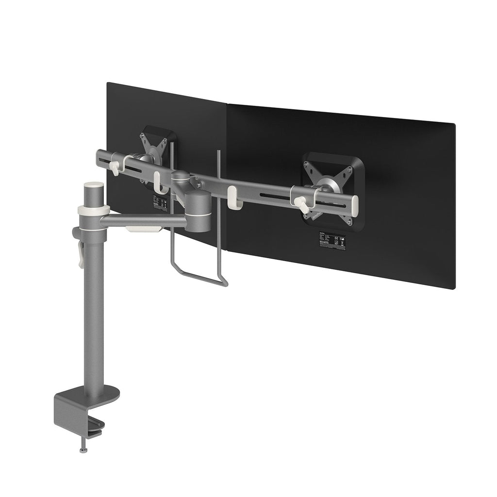 Dataflex Viewmate Monitor Arm - desk 60 - Two Monitors - e-furniture