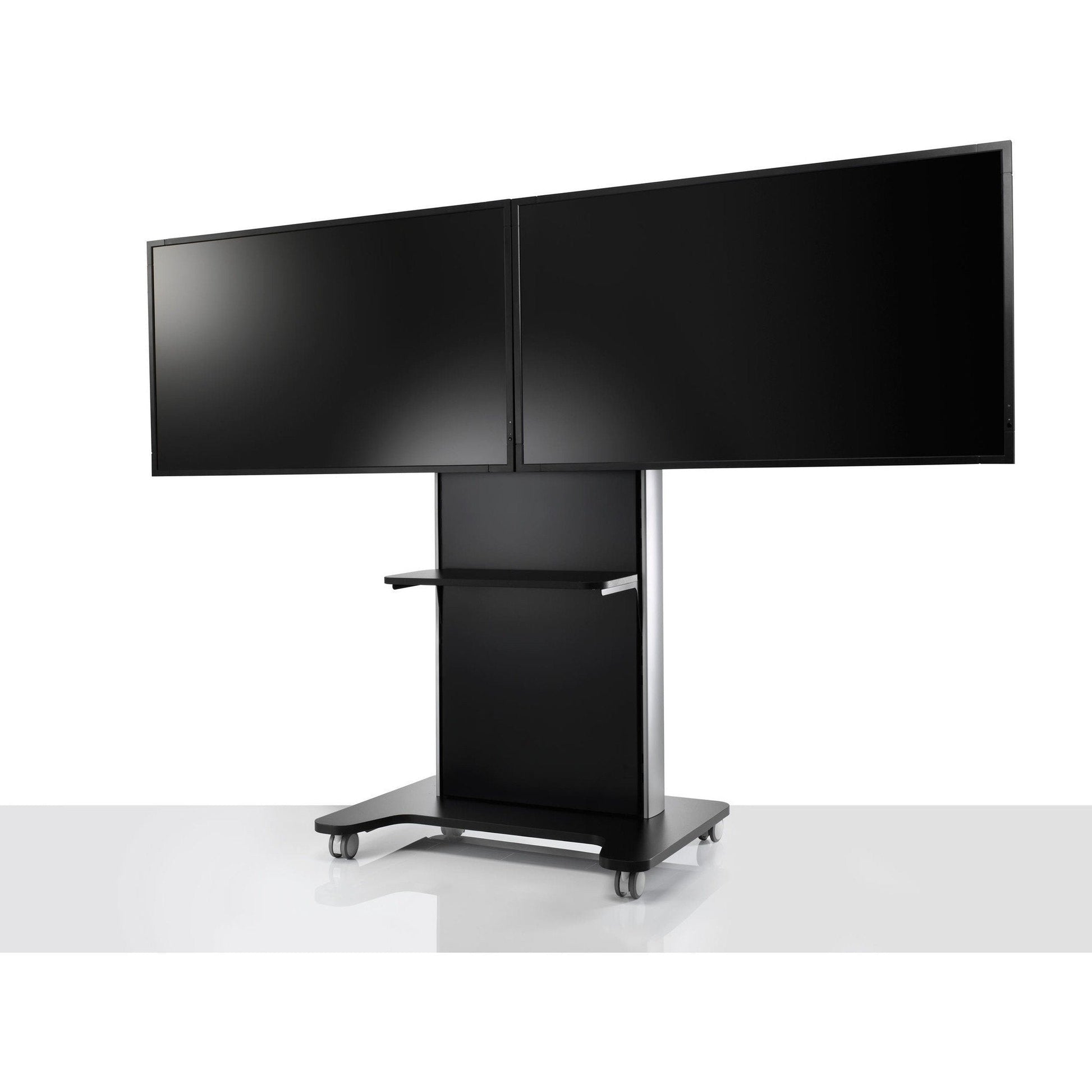 Colebrook Bosson Saunders AV/VC One Dual Screen Standard Configuration with Shelf Accessories Colebrook Bosson Saunders