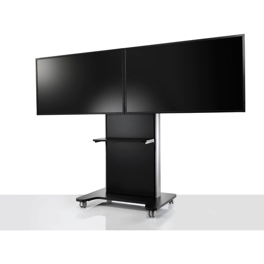 Colebrook Bosson Saunders AV/VC One Dual Screen Standard Configuration with Shelf Accessories Colebrook Bosson Saunders
