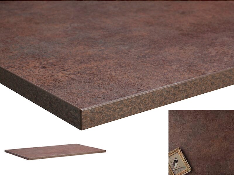 Lavoro Rectangular Desk Tops - 800mm Deep Desktops - 25mm Thick Accessories Lavoro Ferro Bronze 1200x800