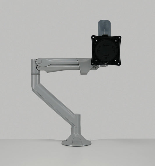 Metalicon Levo Gas Lift Monitor Arm for Single Screen Accessories Metalicon Silver