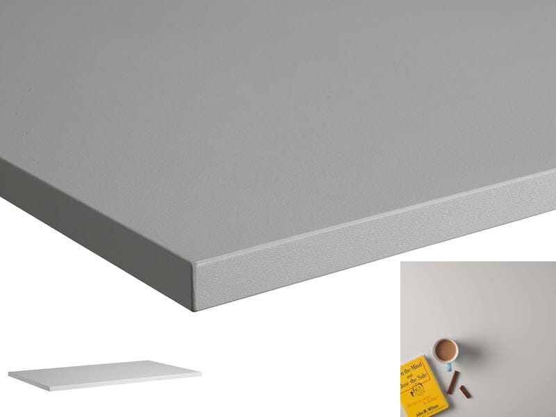 Lavoro Desk Tops - 700mm Square and Circular Desktops - 25mm Thick Accessories Lavoro Light Grey 700x700