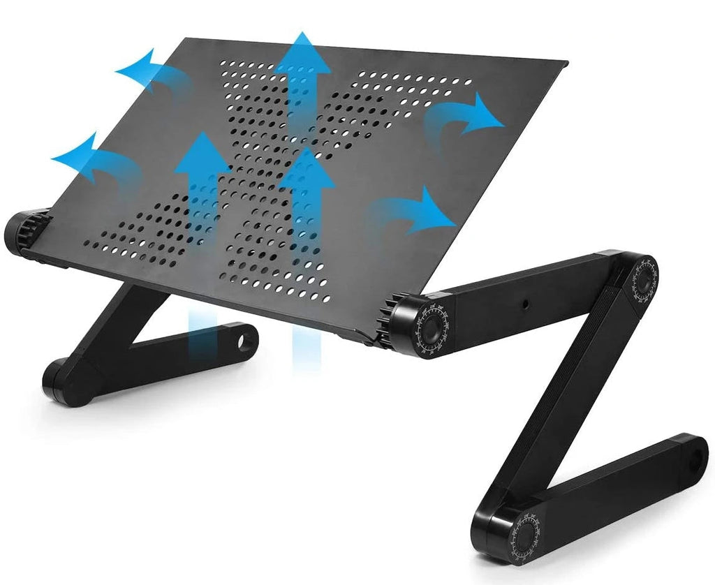 Accuratus Integer Desk - Multi Angle Height Adjustable Desk with Integrated Cooling Fans - e-furniture