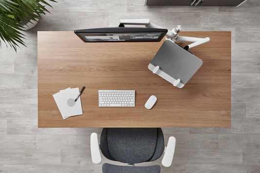 Colebrook Bosson Saunders Lima Dual Monitor Arm with Laptop Mount Accessories Colebrook Bosson Saunders