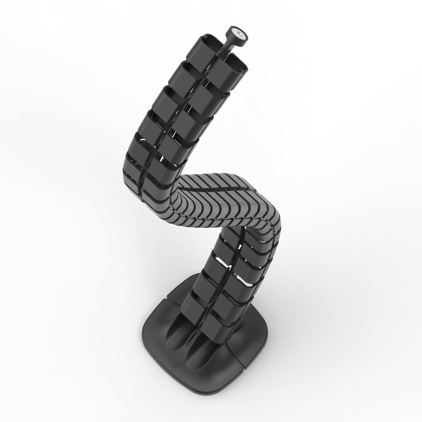 Metalicon Linx Magnetic Vertical Cable Spine for Regular Height Desks Accessories Metalicon Black