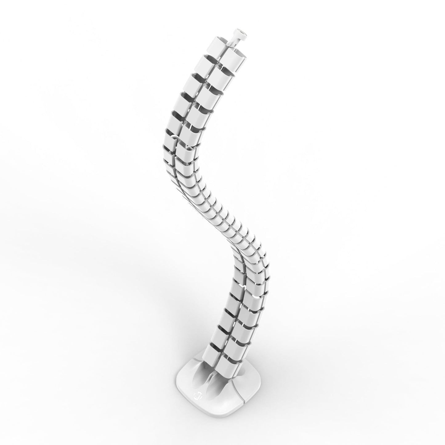 Metalicon Linx Magnetic Vertical Cable Spine for Height Adjustable Desks Accessories Metalicon White