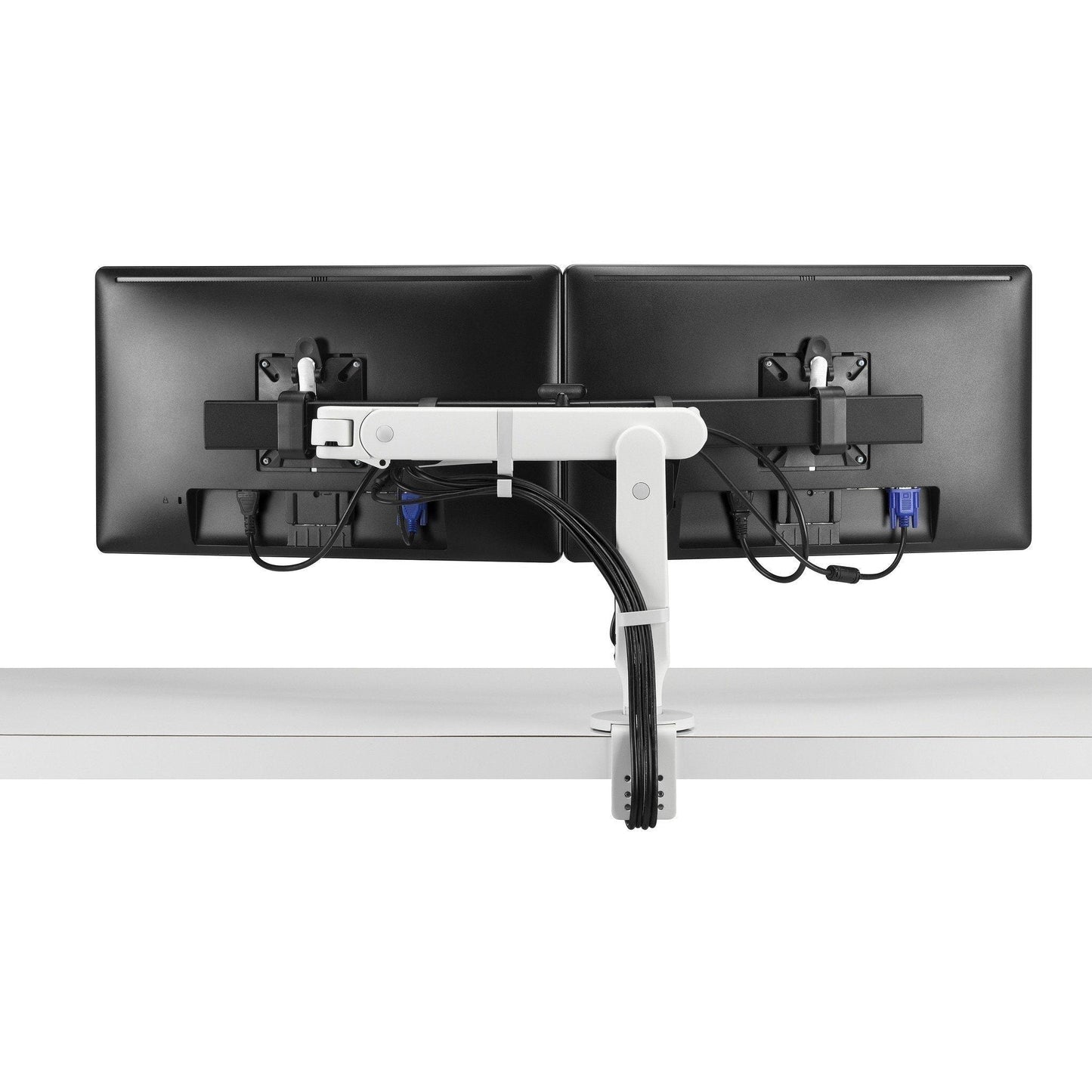 Colebrook Bosson Saunders Ollin Dual Monitor Arm Accessories Colebrook Bosson Saunders White