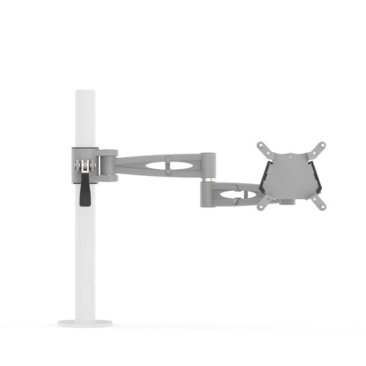Metalicon Kardo Inverted Single Monitor Arm (Arm Only - No Pole or Clamp) Accessories Metalicon Silver