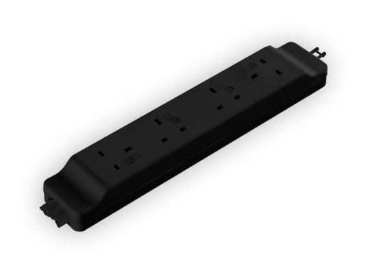 Mito Series Power Modules - 4 Power - 5A. Accessories CMS Electracom Black