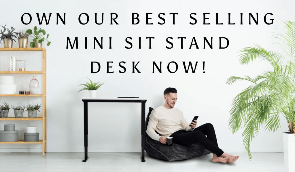 Own our best selling mini Sit Stand Desk now!