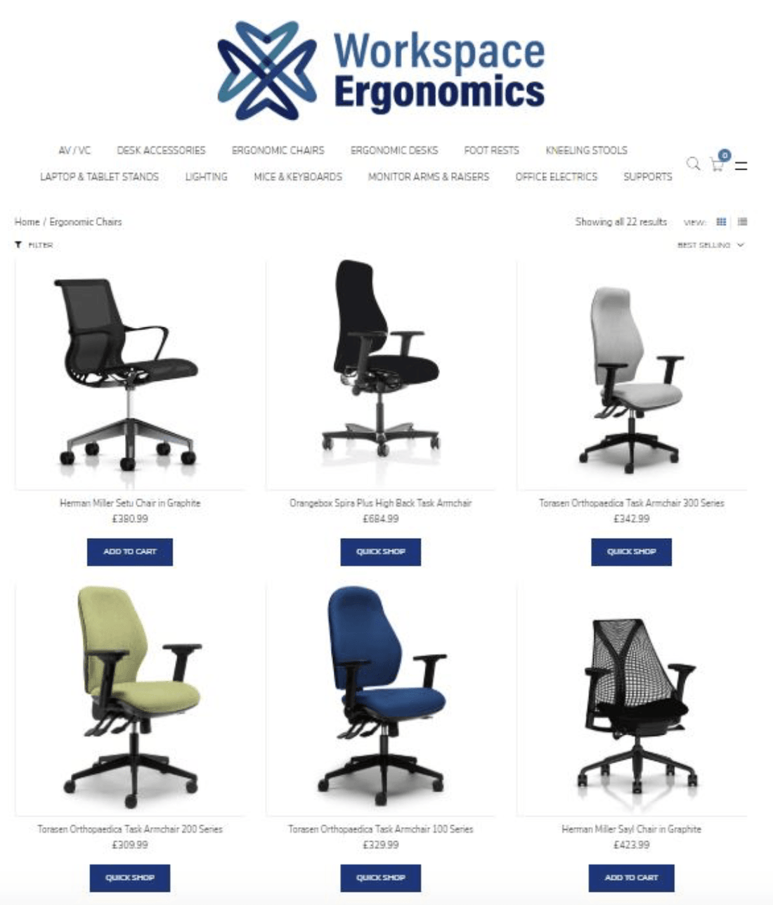 Ergonomic Chair Collection