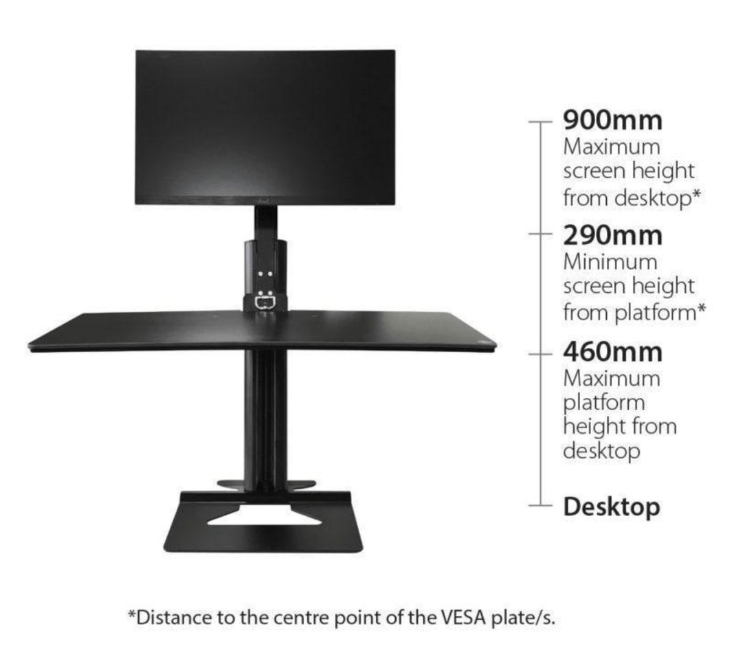 How to Convert any Horizontal Surface into a Sit/Stand Desk with Monitor Arm