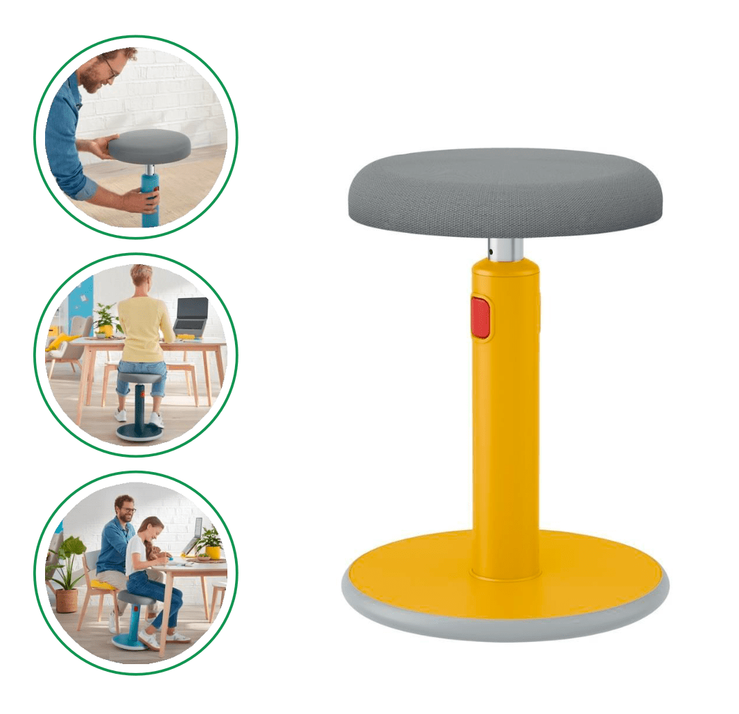 Leitz Active Sit Stand Stool 2 in 1 Workspace Ergonomics