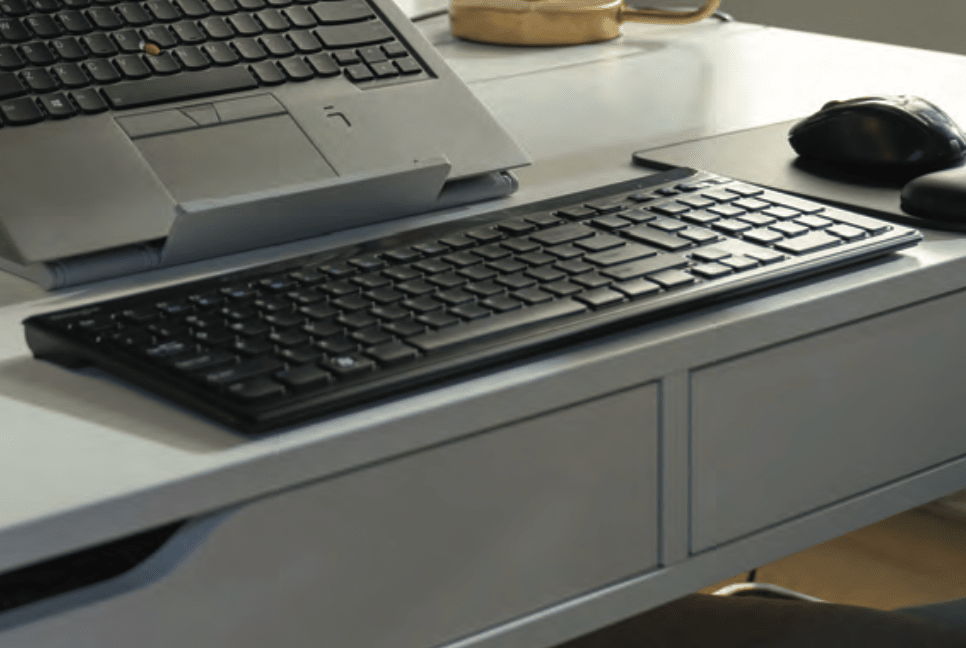 KENSINGTON Keyboard AdvanceFit Wireless Black UK - e-furniture