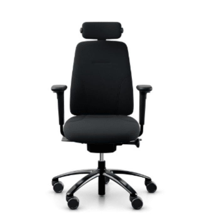 RH Logic 200 Medium Back Taskchair - Black - e-furniture