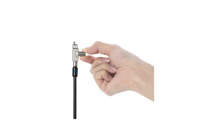 KENSINGTON Slim N17 2.0 Keyed Dual Head Laptop Lock for Wedge-Shaped Slots Accessories Acco UK Ltd   
