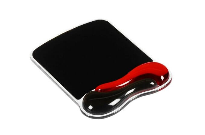 KENSINGTON Duo Gel Mouse Pad Wrist Rest Accessories Acco UK Ltd Red  